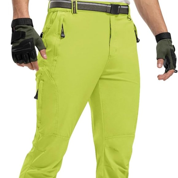 Men's‎ Lightweight Hiking Pants with Belt - Picture 1 of 7